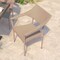 Flash Furniture Natural PE Rattan Wicker Patio Dining Chair, 2PK 2-TT-TT002-NAT-GG - alternate 2
